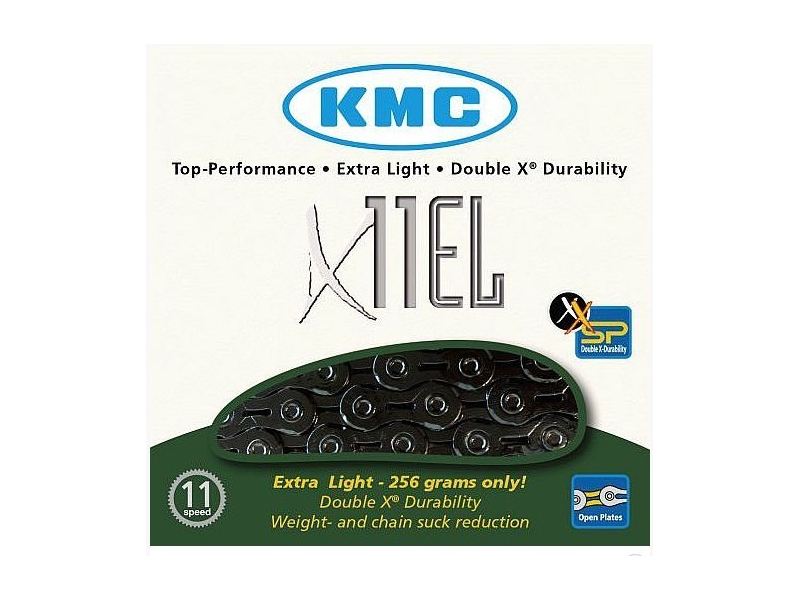 řetěz KMC X-11 EL Extra Light BOX 11 kolo, černý