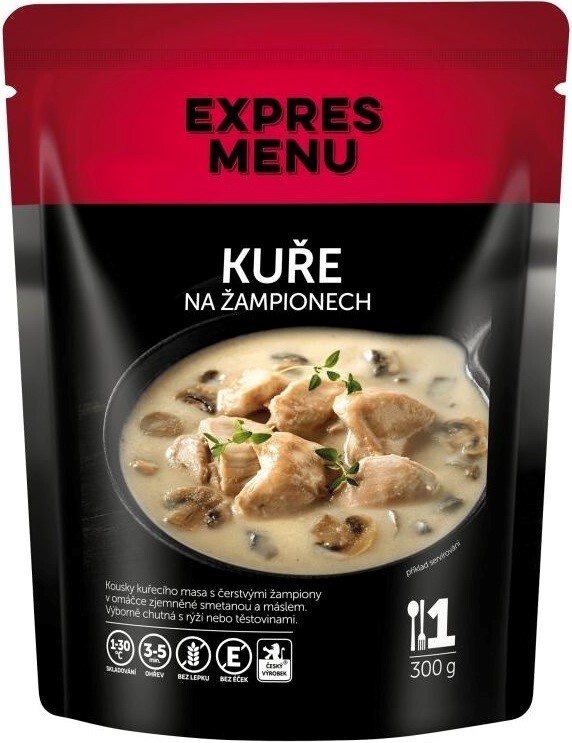EXPRES MENU Kuře na žampionech 300g (1 porce)