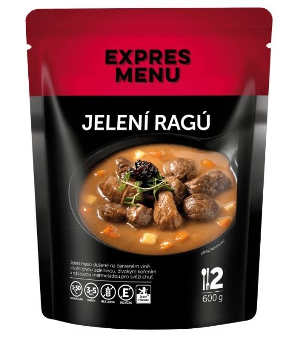 EXPRES MENU Jelení ragú 600g (2 porce)