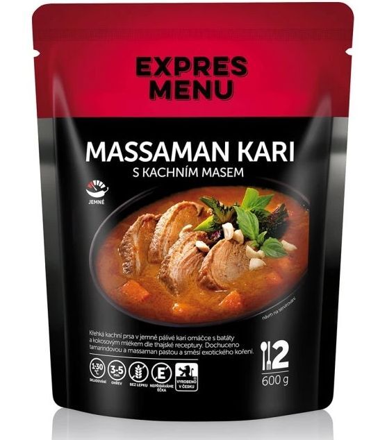 EXPRES MENU Massaman kari s kachním masem 600g/2 porce