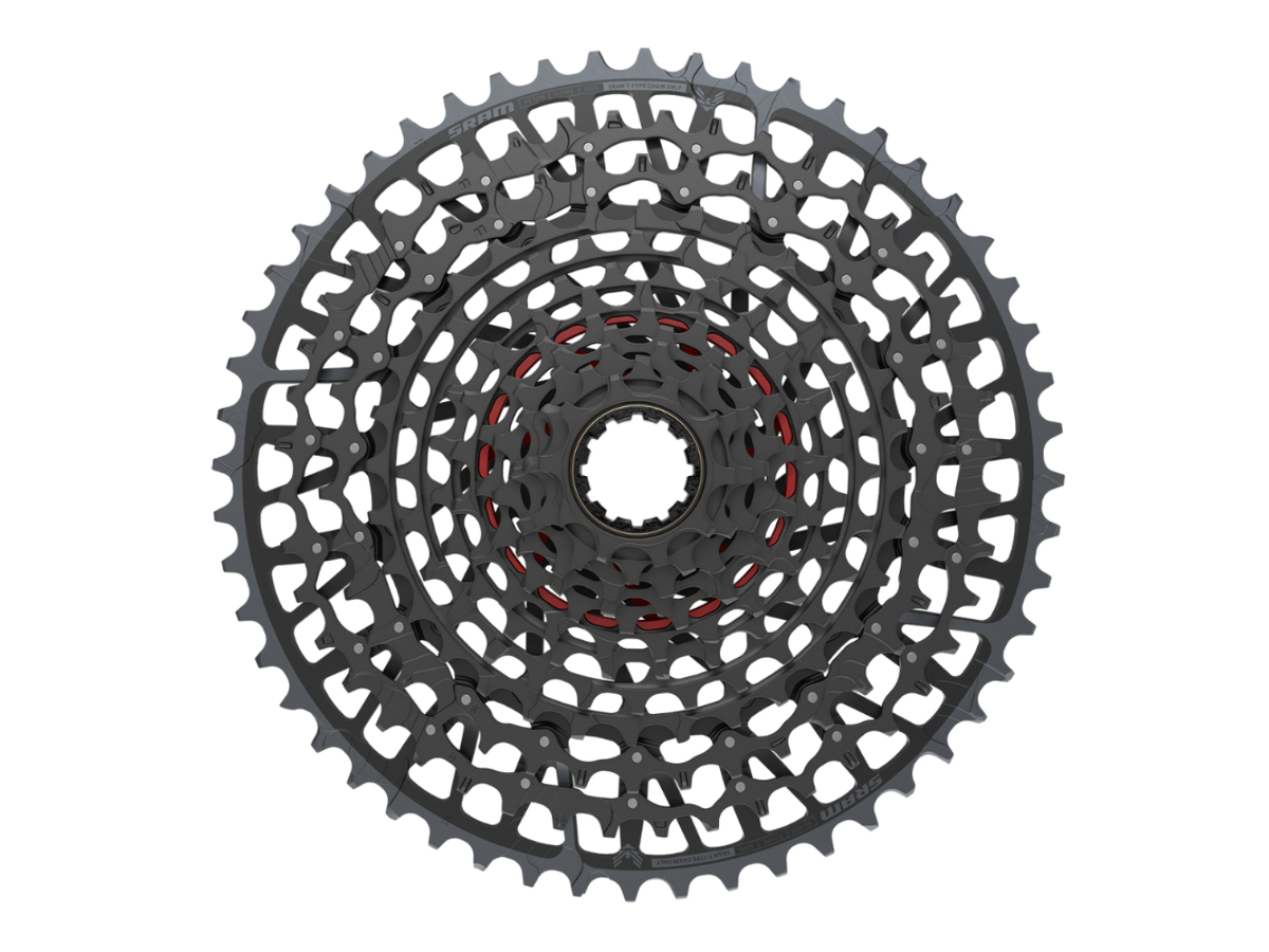 kazeta SRAM 12sp. XS-1295 T-Type 10-52 stříbrná