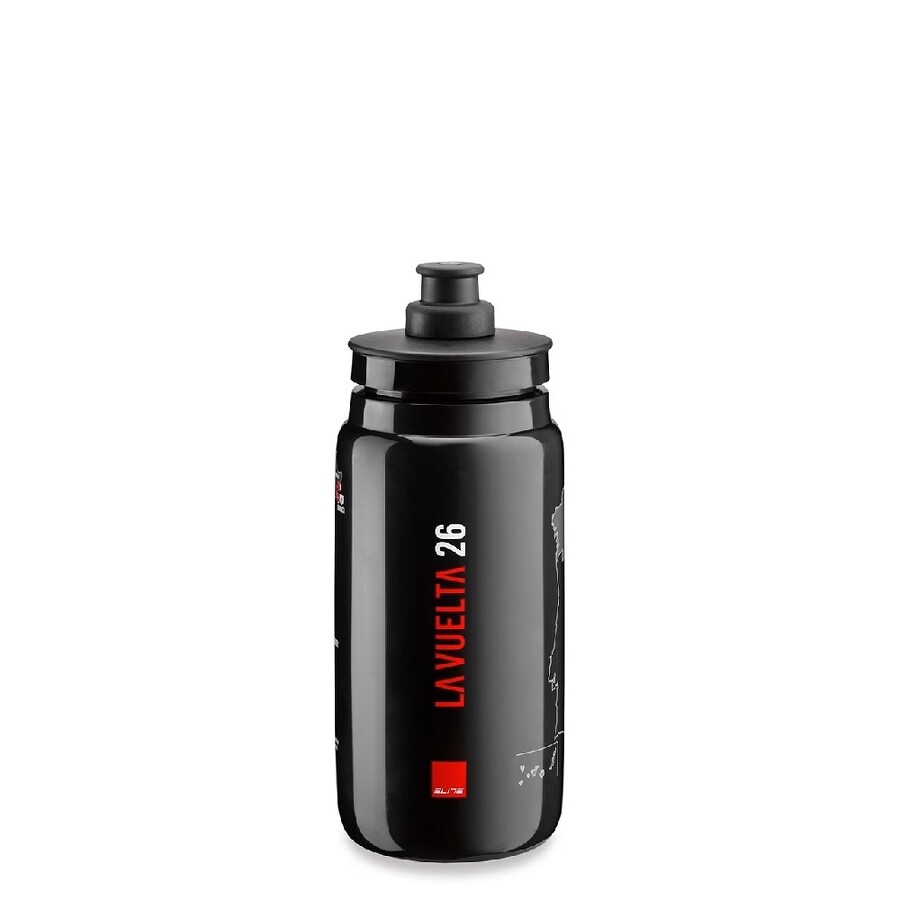 láhev 0.55l ELITE FLY VUELTA MAP 2026 černá